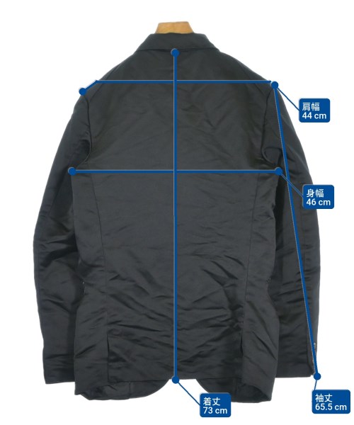 BLACK COMME des GARCONS（ブラックコムデギャルソン）カジュアルジャケット 黒 サイズ:L メンズ/2200691514017
