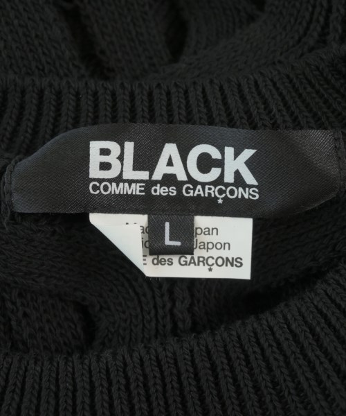 BLACK COMME des GARCONS（ブラックコムデギャルソン）ベスト 黒 サイズ:L レディース/2200689300011