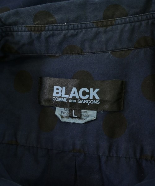 BLACK COMME des GARCONS（ブラックコムデギャルソン）カジュアルシャツ 紺 サイズ:L メンズ/2200686165071