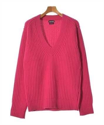 TOM FORD（トムフォード）ニット・セーター ピンク サイズ:L メンズ