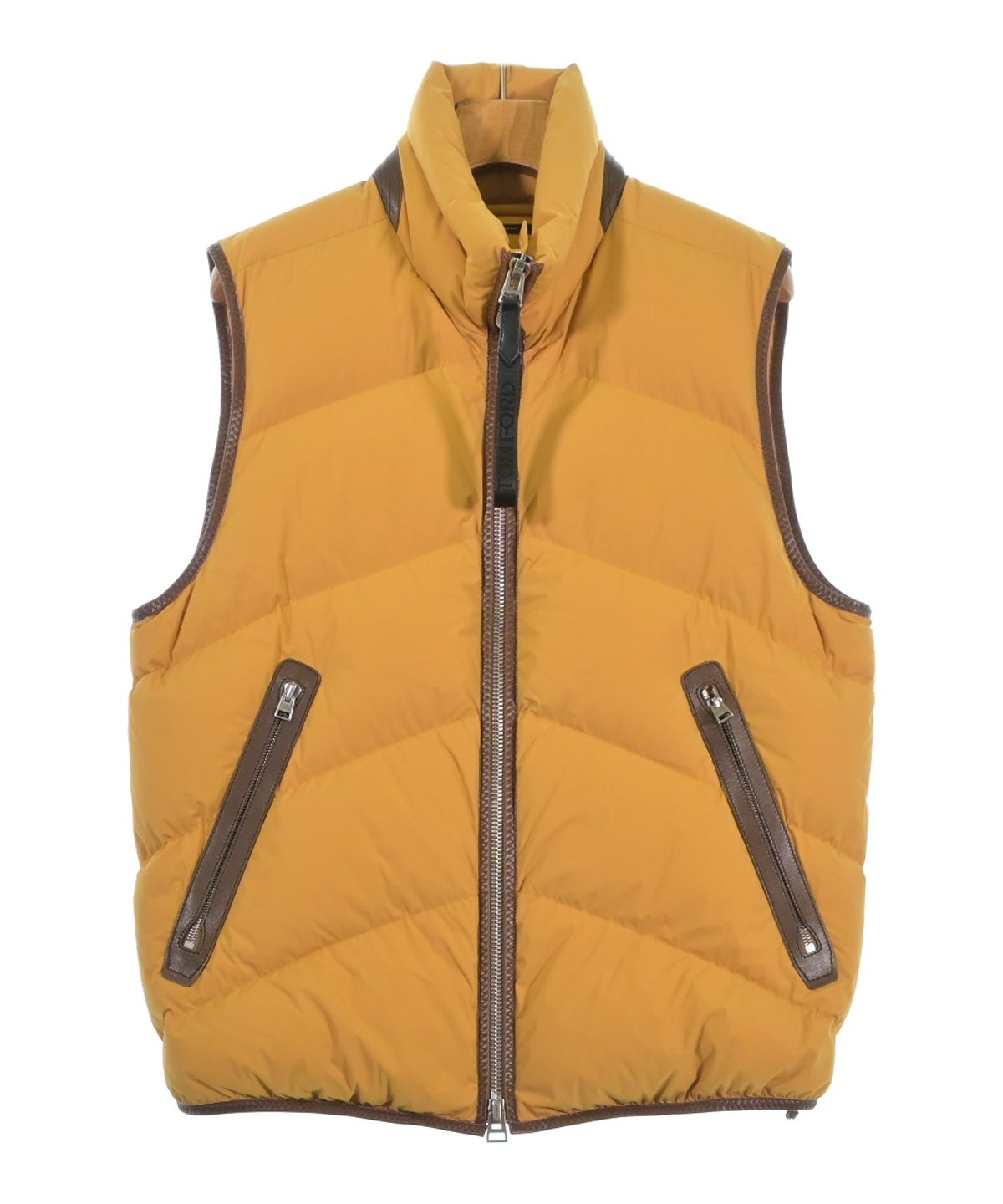 TOM FORD トムフォード ダウンジャケット/ダウンベスト メンズ 【古着】【中古】 TOM FORD（トムフォード）ダウンジャケット/ダウンベスト 黄 サイズ:48