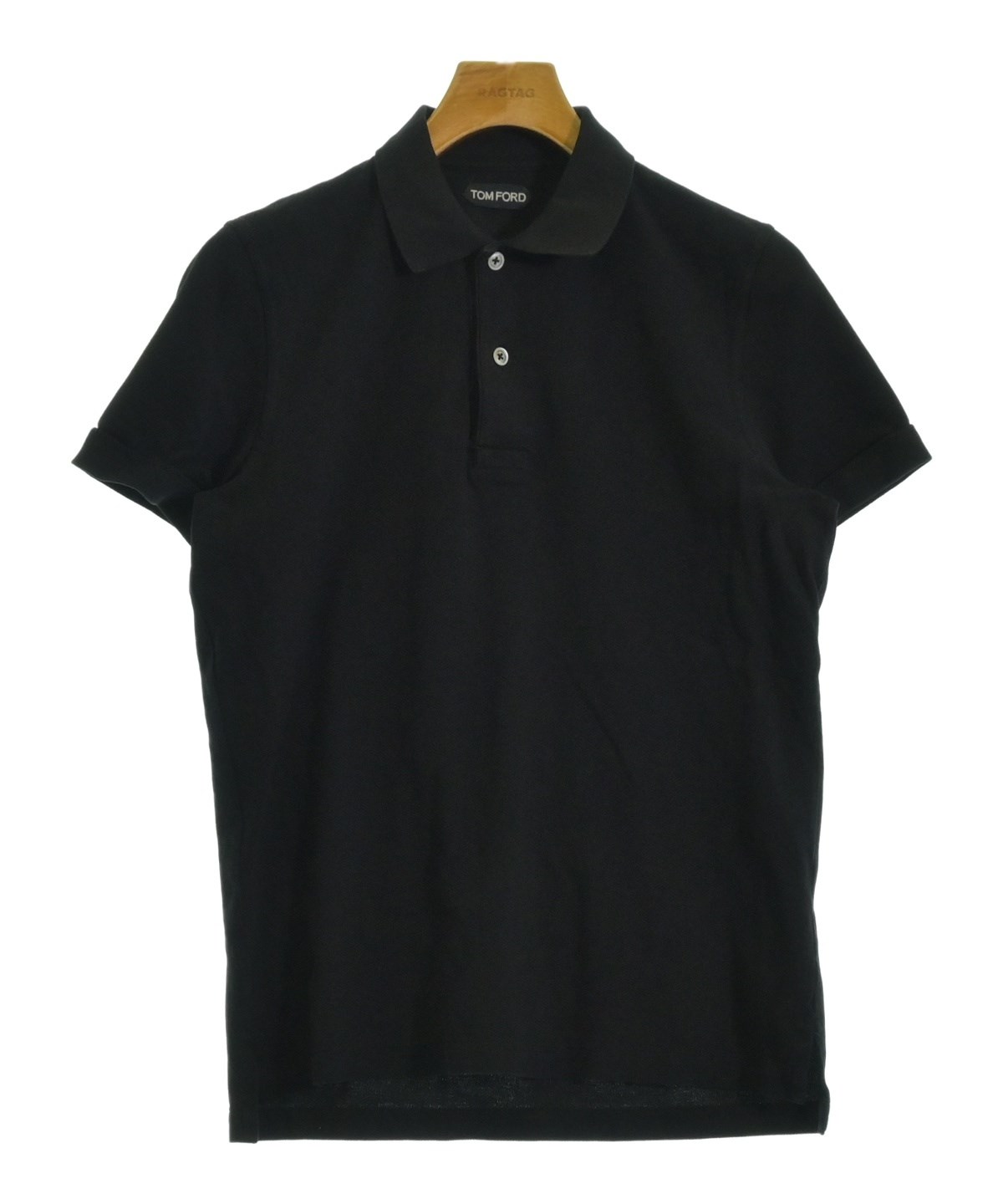 TOM FORD（トムフォード）ポロシャツ 黒 サイズ:46(M位) メンズ