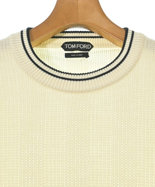TOM FORD（トムフォード）ニット・セーター 白 サイズ:44(S位) メンズ/2200634285011