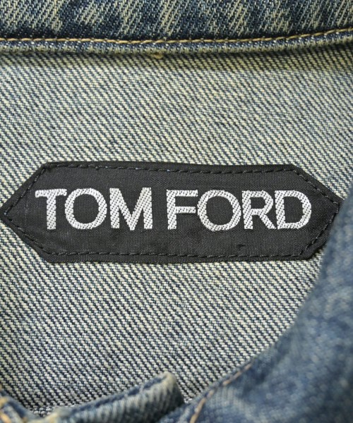 TOM FORD（トムフォード）デニムジャケット 青 サイズ:S メンズ/2200692548035