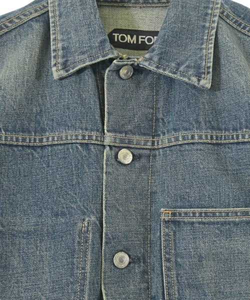 TOM FORD（トムフォード）デニムジャケット 青 サイズ:S メンズ/2200692548035
