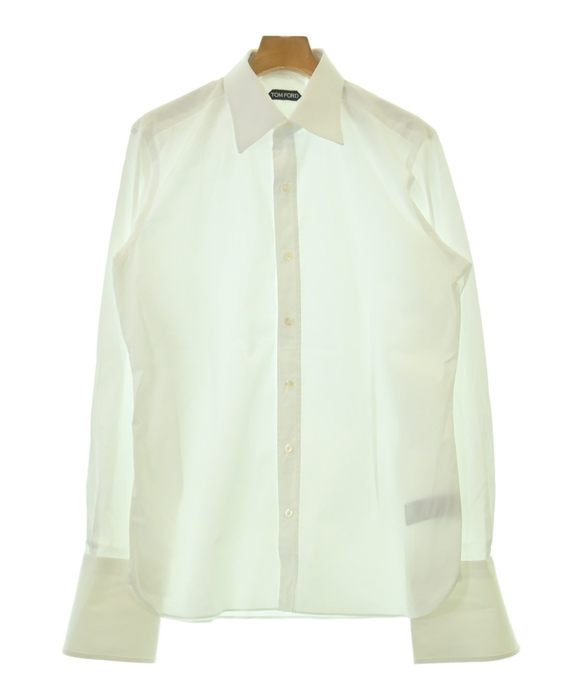 TOM FORD ホワイト ワイシャツ 39 TOM FORD（トムフォード）ドレスシャツ 白 サイズ:42(XXL位) メンズ