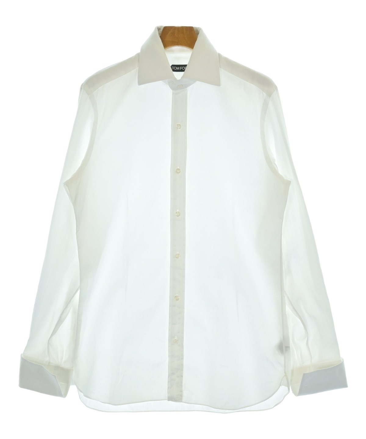 TOM FORD（トムフォード）ドレスシャツ 白 サイズ:41(XL位) メンズ