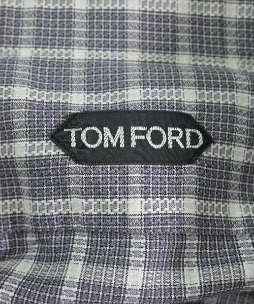 TOM FORD（トムフォード）カジュアルシャツ グレー サイズ:39(M位) メンズ/2200714431017