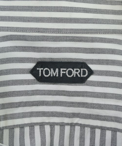 TOM FORD（トムフォード）カジュアルシャツ グレー サイズ:39(M位) メンズ/2200699316118