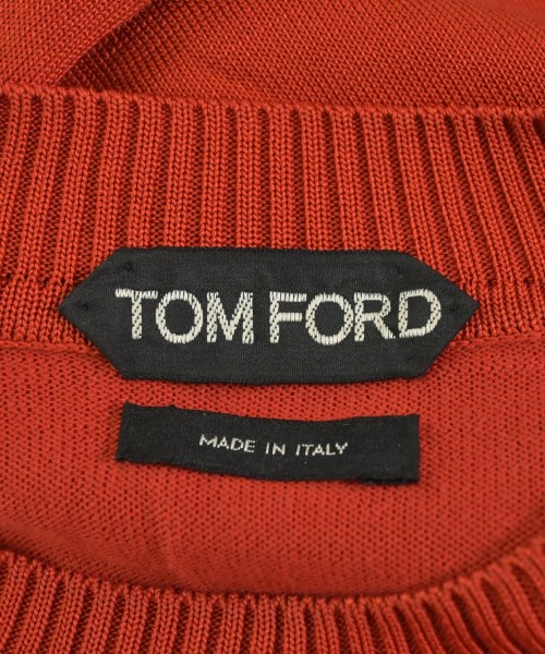 TOM FORD（トムフォード）ニット・セーター 赤 サイズ:48(L位) メンズ/2200706888027