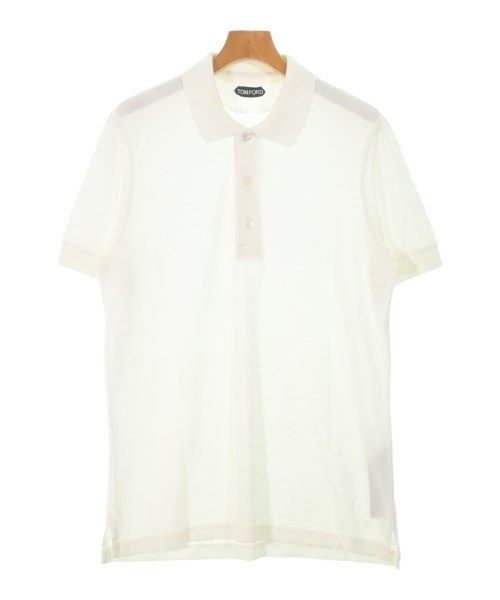 TOM FORD(トムフォード)ポロシャツ 白 サイズ:50(XL位)/2200659139269
