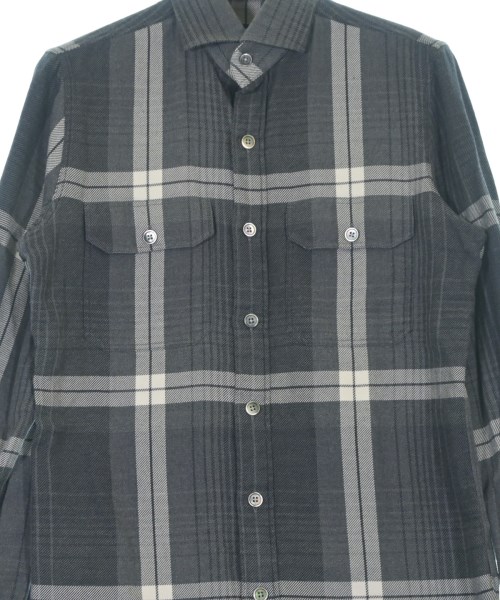 TOM FORD（トムフォード）カジュアルシャツ グレー サイズ:38(S位) メンズ/2200666907172