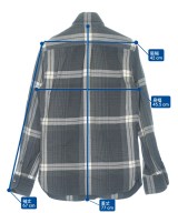 TOM FORD（トムフォード）カジュアルシャツ グレー サイズ:38(S位) メンズ/2200666907172