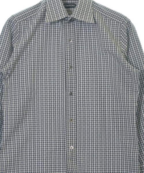 TOM FORD（トムフォード）カジュアルシャツ 黒 サイズ:39(M位) メンズ/2200667543027