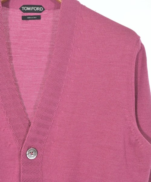 TOM FORD（トムフォード）カーディガン ピンク サイズ:48(L位) メンズ/2200667543034