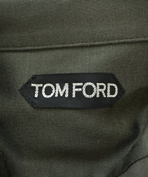 TOM FORD（トムフォード）カジュアルシャツ カーキ サイズ:44(S位) メンズ/2200731089048