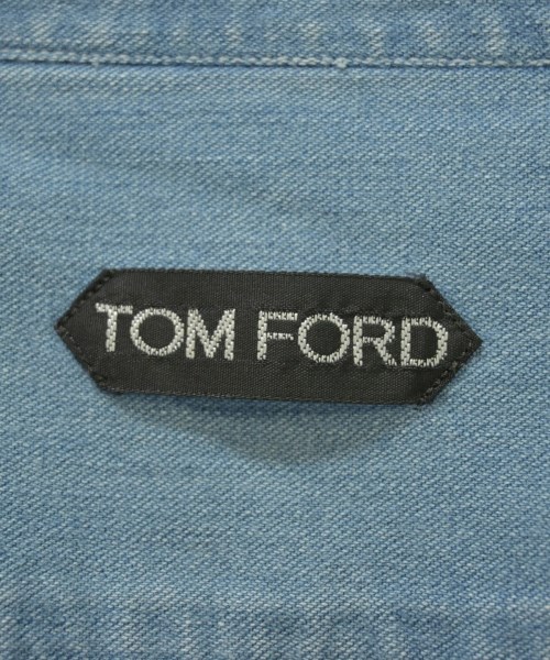 TOM FORD（トムフォード）カジュアルシャツ 青 サイズ:40(L位) メンズ/2200723062059