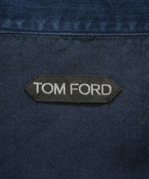 TOM FORD（トムフォード）カジュアルシャツ 紺 サイズ:42(XL位) メンズ/2200723062066