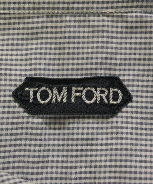 TOM FORD（トムフォード）ドレスシャツ グレー サイズ:39(M位) メンズ/2200728772090
