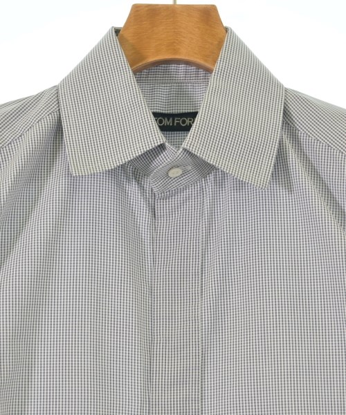 TOM FORD（トムフォード）ドレスシャツ グレー サイズ:39(M位) メンズ/2200728772090