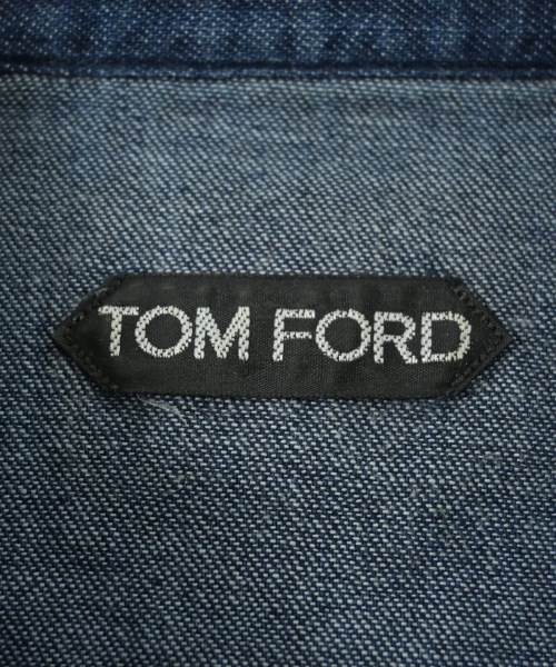 TOM FORD（トムフォード）カジュアルシャツ 紺 サイズ:41(XL位) メンズ/2200678491157