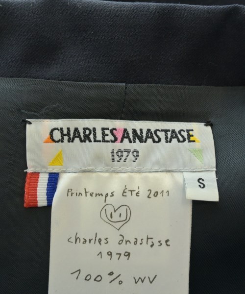 Charles Anastase（シャルルアナスタス）テーラードジャケット 紺 サイズ:S レディース/2200614255010