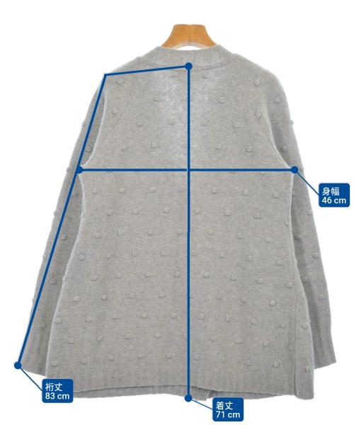 Charles Anastase（シャルルアナスタス）カーディガン グレー サイズ:S レディース/2200614255027