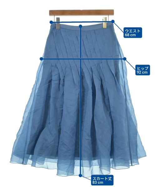 tibi（ティビ）ロング・マキシ丈スカート 青 サイズ:0(XS位) レディース/2200638382044