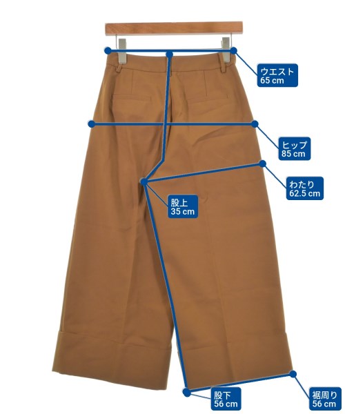 tibi（ティビ）クロップドパンツ 茶 サイズ:0(XS位) レディース/2200628442086