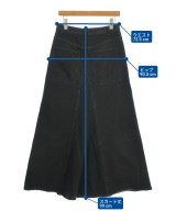 tibi（ティビ）ロング・マキシ丈スカート 黒 サイズ:25(S位) レディース/2200716268017