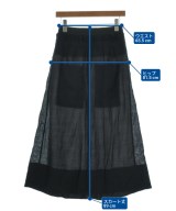 tibi（ティビ）ロング・マキシ丈スカート 黒 サイズ:0(XS位) レディース/2200648887041
