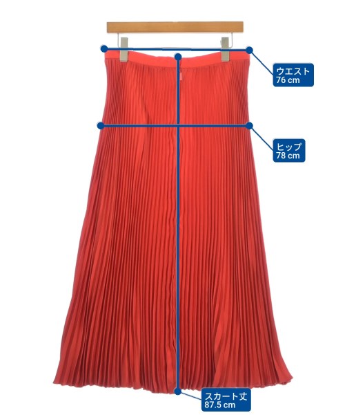 tibi（ティビ）ロング・マキシ丈スカート 赤 サイズ:6(L位) レディース/2200683620108