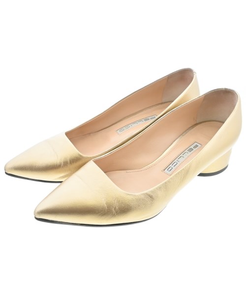 PELLICO(ペリーコ)パンプス ゴールド サイズ:36 1/2(23.5cm位)/2200676951424
