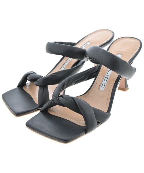 PELLICO(ペリーコ)サンダル 黒 サイズ:36 1/2(23.5cm位)/2200638706161