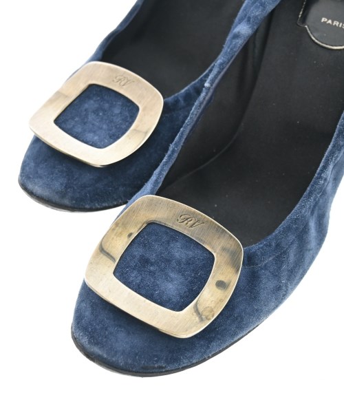 Roger Vivier（ロジェヴィヴィエ）パンプス 紺 サイズ:EU38 1/2(25cm位) レディース/2200631399032