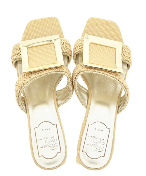Roger Vivier（ロジェヴィヴィエ）サンダル ゴールド サイズ:EU38(24.5cm位) レディース/2200608371016