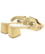 Roger Vivier（ロジェヴィヴィエ）サンダル ゴールド サイズ:EU38(24.5cm位) レディース/2200608371016