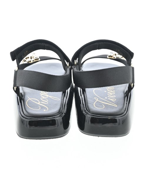 Roger Vivier（ロジェヴィヴィエ）サンダル 黒 サイズ:EU38(24.5cm位) レディース/2200668250016