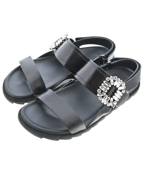 Roger Vivier(ロジェヴィヴィエ)サンダル 黒 サイズ:EU37(23.5cm位)/2200691774015