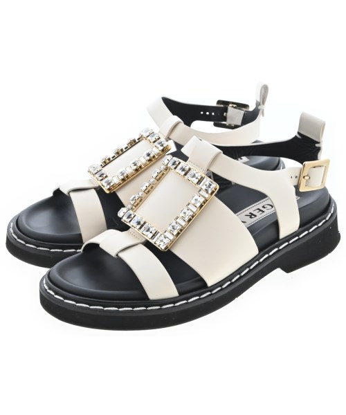 Roger Vivier(ロジェヴィヴィエ)サンダル 白 サイズ:EU35(21.5cm位)/2200693089018