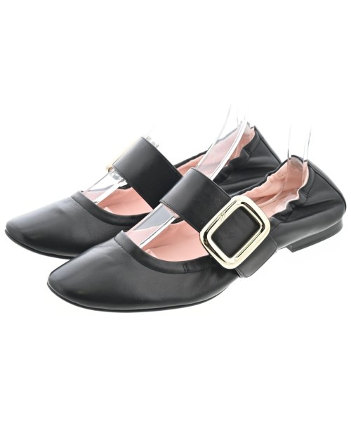 Roger Vivier(ロジェヴィヴィエ)バレエシューズ/オペラシューズ 黒 サイズ:38(24.5cm位)/2200637068536