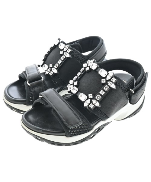 Roger Vivier(ロジェヴィヴィエ)サンダル 黒 サイズ:EU36(22.5cm位)/2200666469427
