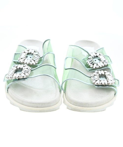 Roger Vivier（ロジェヴィヴィエ）サンダル 緑 サイズ:EU38(24.5cm位) レディース/2200671938024