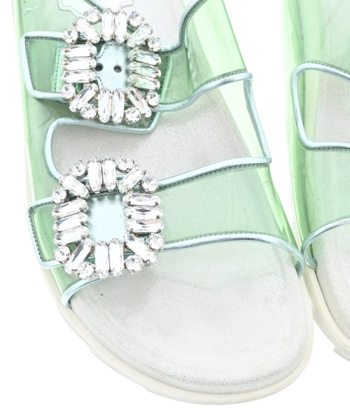 Roger Vivier（ロジェヴィヴィエ）サンダル 緑 サイズ:EU38(24.5cm位) レディース/2200671938024