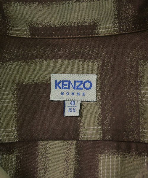 KENZO HOMME（ケンゾー　オム）カジュアルシャツ 茶 サイズ:40(M位) メンズ/2200607268034