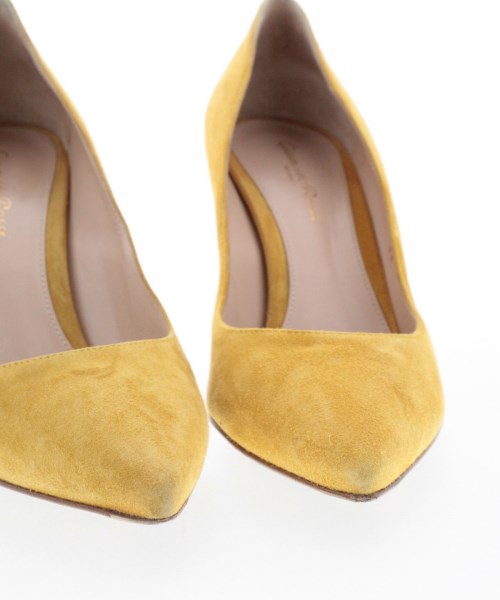Gianvito Rossi(ジャンヴィトロッシ)パンプス 黄 サイズ:38 Gianvito Rossi(ジャンヴィトロッシ)パンプス 黄 サイズ:38