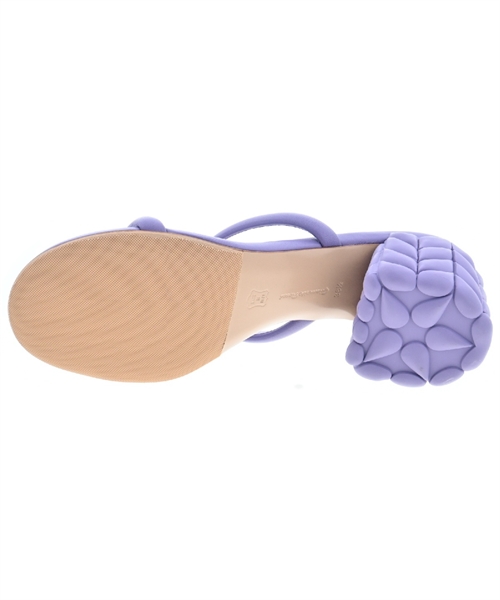 Gianvito Rossi（ジャンヴィトロッシ）サンダル 紫 サイズ:EU38 1/2(25cm位) レディース/2200449732045