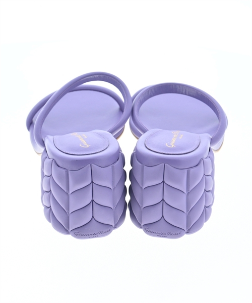 Gianvito Rossi（ジャンヴィトロッシ）サンダル 紫 サイズ:EU38 1/2(25cm位) レディース/2200449732045