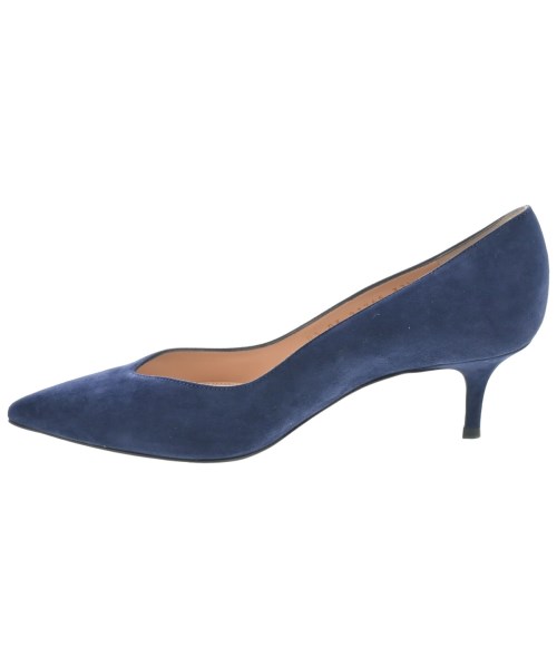 Gianvito Rossi（ジャンヴィトロッシ）パンプス 紺 サイズ:EU37 1/2(24cm位) レディース/2200644577083