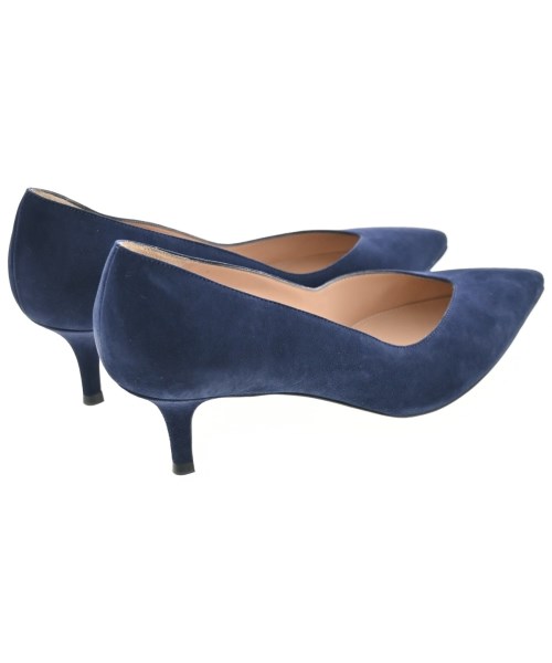 Gianvito Rossi（ジャンヴィトロッシ）パンプス 紺 サイズ:EU38(24.5cm位) レディース/2200644585378